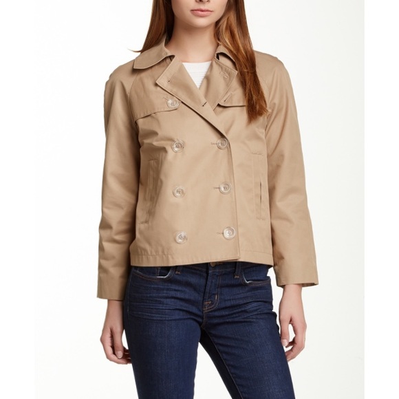 French Connection Jackets & Blazers - French connection beige jacket coat nwt